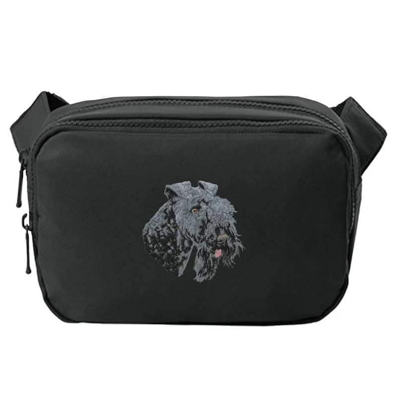 Kerry Blue Terrier Embroidered Crossbody Bag - Image 2