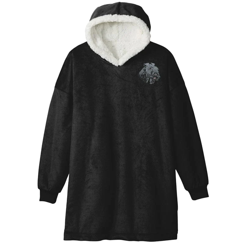 Kerry Blue Terrier Embroidered Wearable Blanket - Image 4
