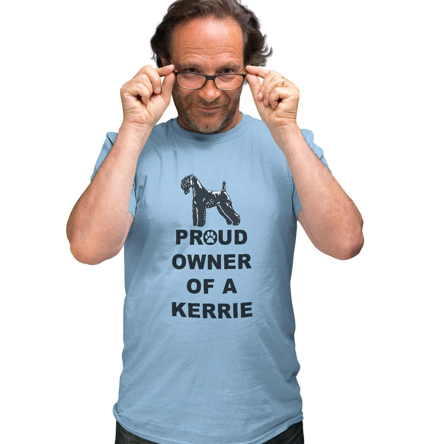 Kerry Blue Terrier Proud Owner - Adult Unisex T-Shirt