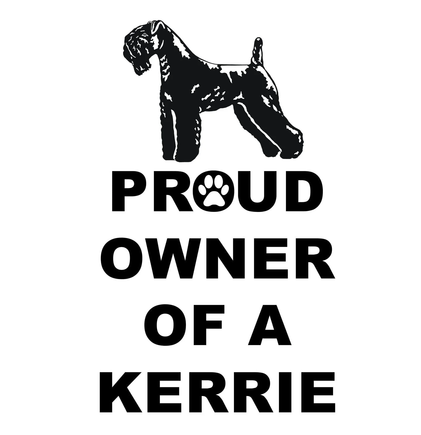 Kerry Blue Terrier Proud Owner - Women's V-Neck T-Shirt - Image 3