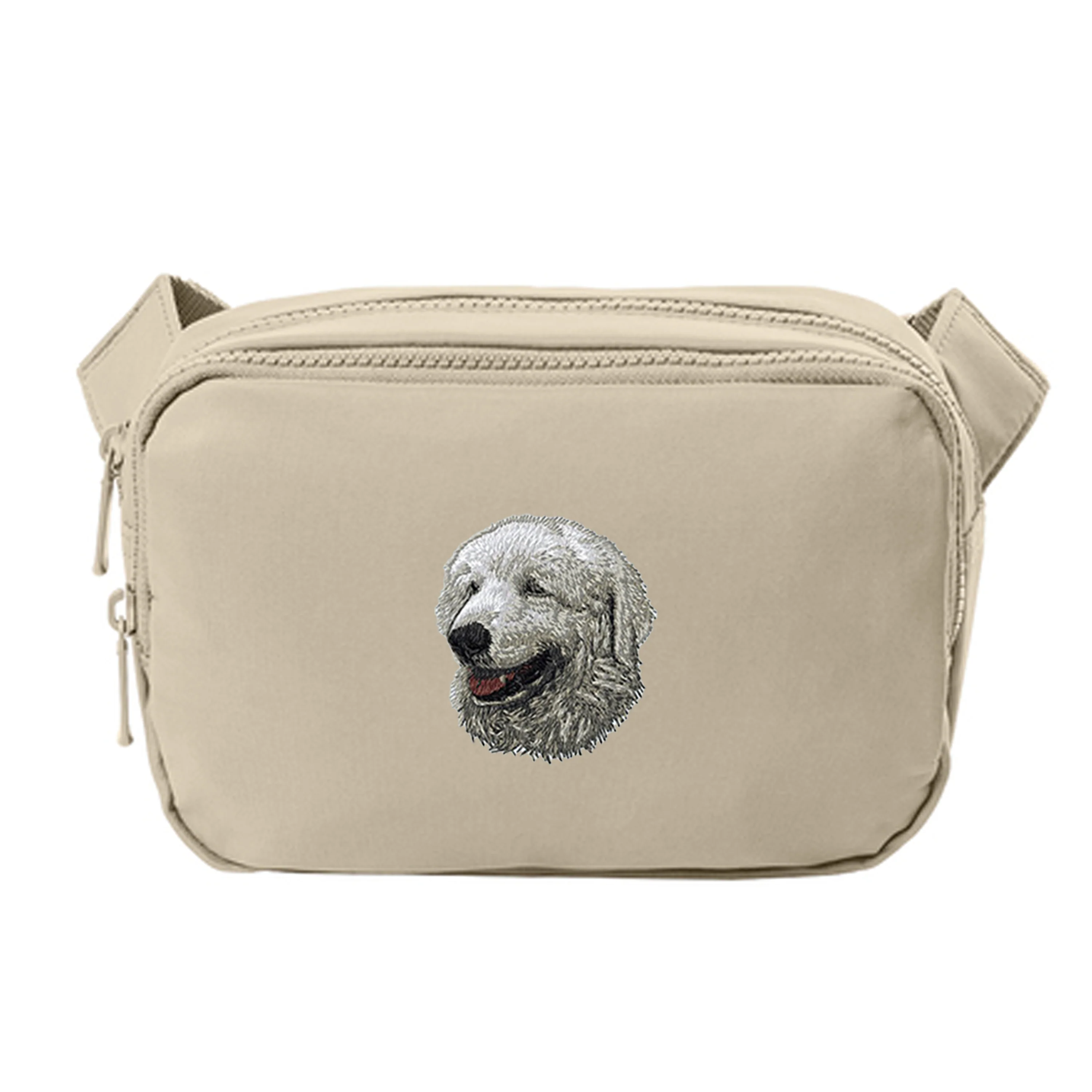 Kuvasz Embroidered Crossbody Bag