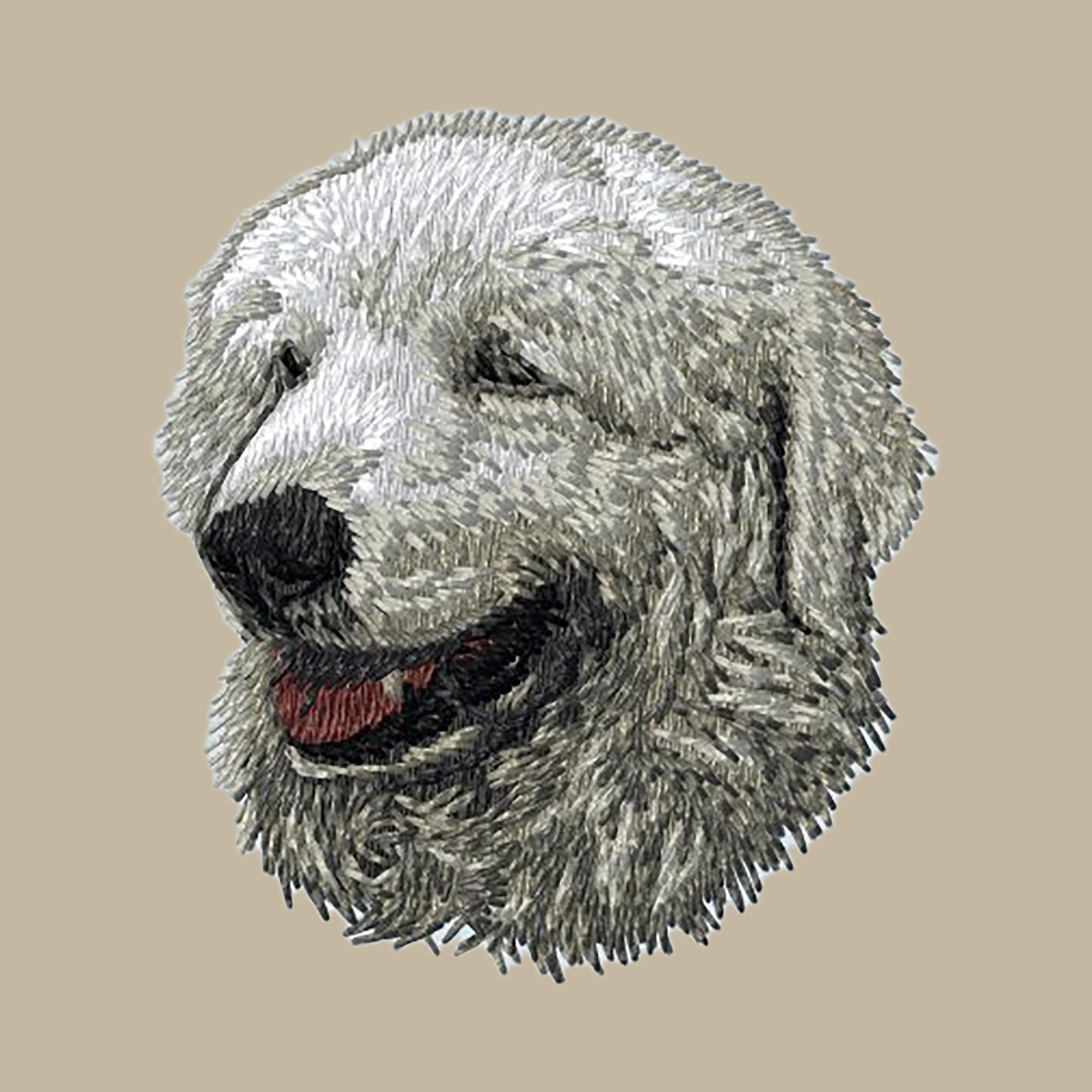 Kuvasz Embroidered Crossbody Bag - Image 2