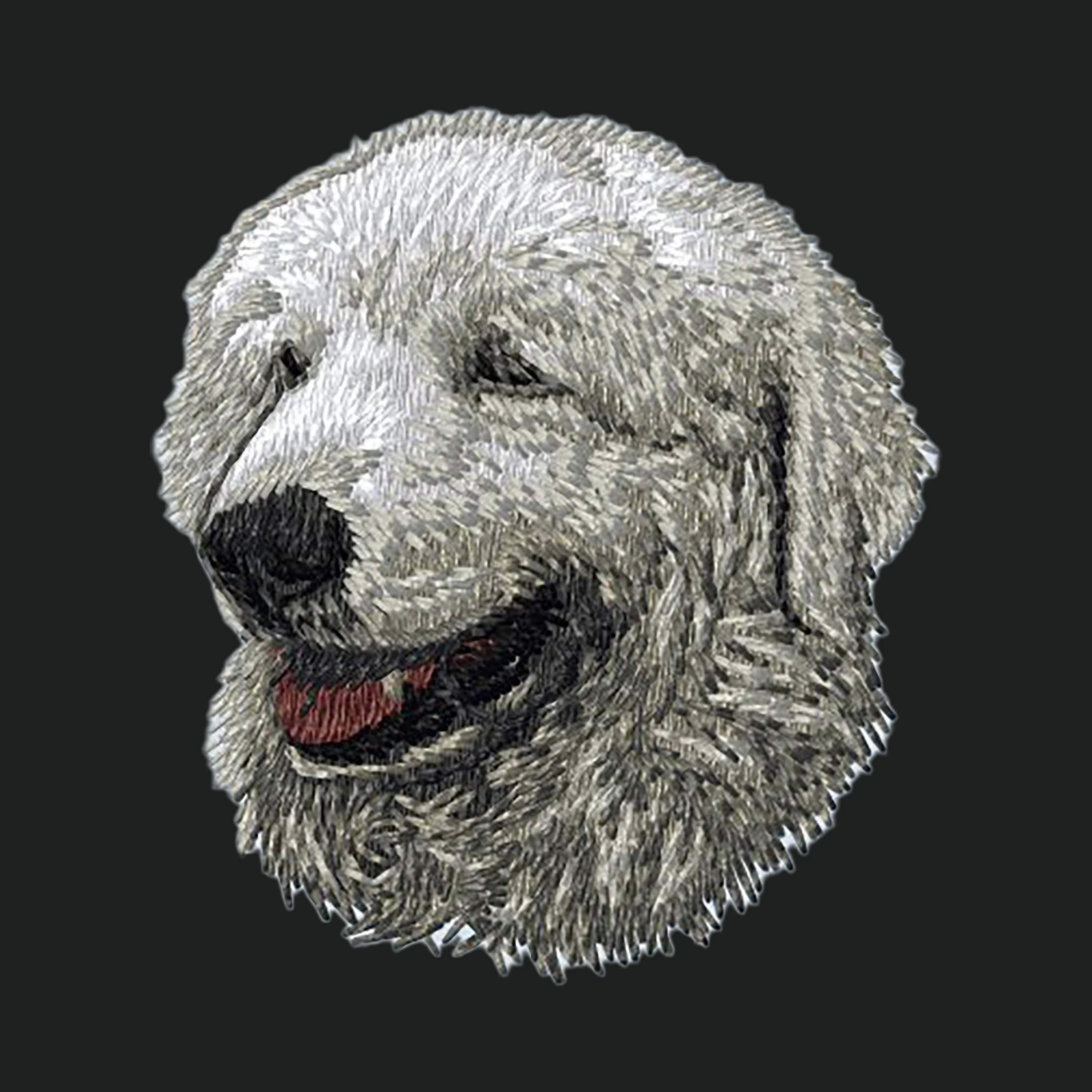 Kuvasz Embroidered Crossbody Bag - Image 4