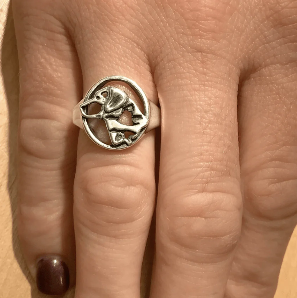 Labrador Retriever, Head, Sterling Silver Ring - Image 3