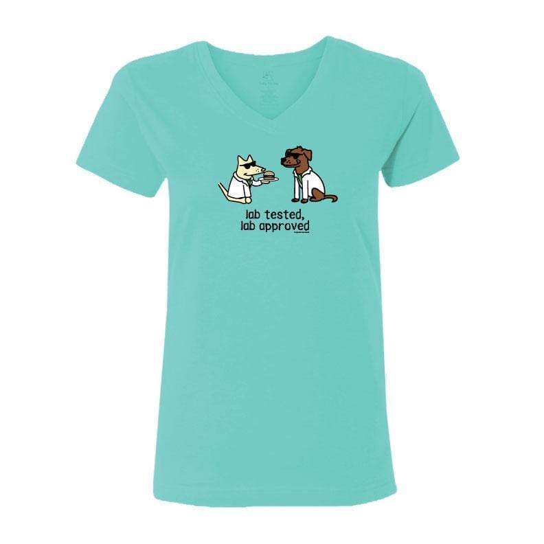 Lab Tested, Lab Approved - Ladies T-Shirt V-Neck - Image 3