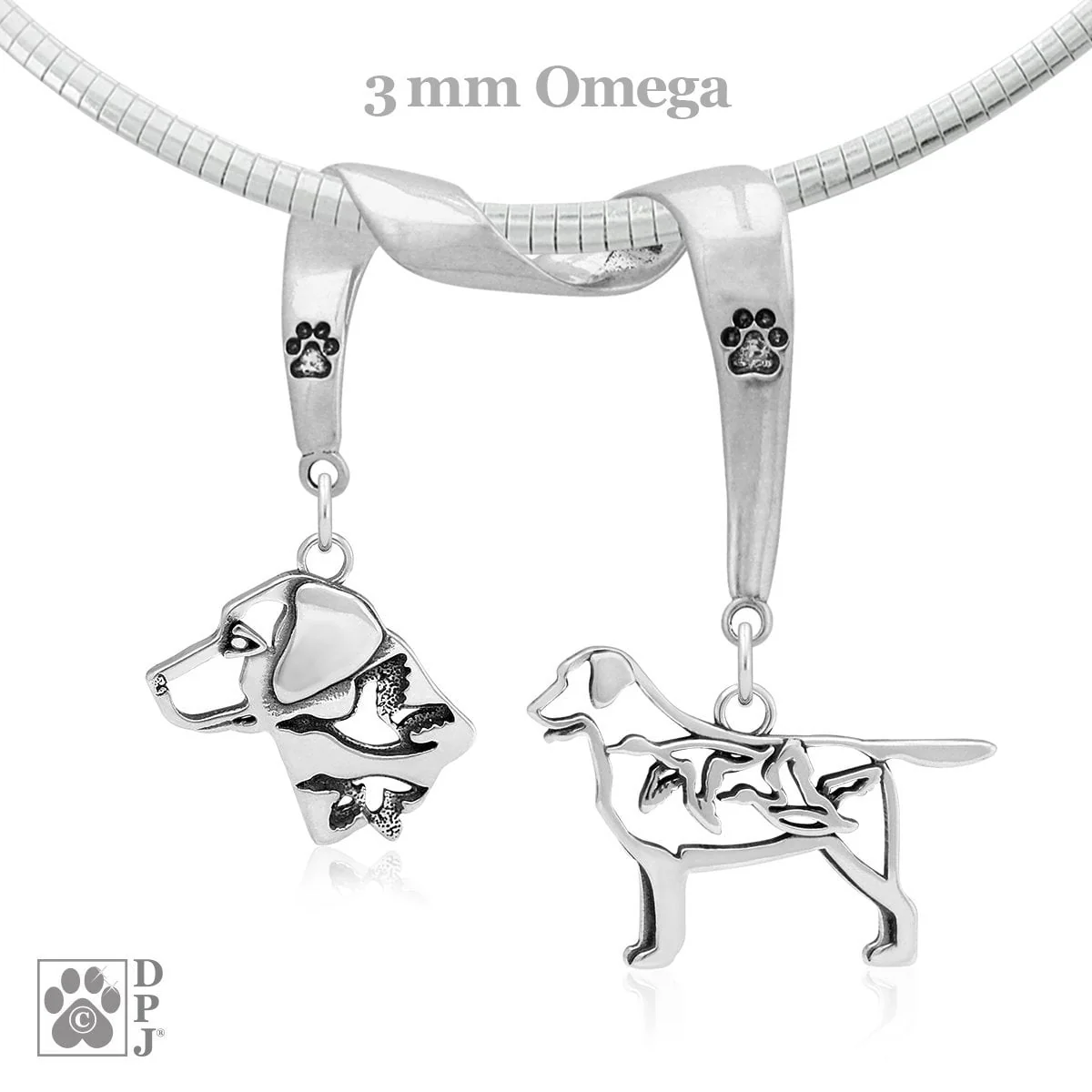 Labrador Retriever, Charm Holder, Necklace