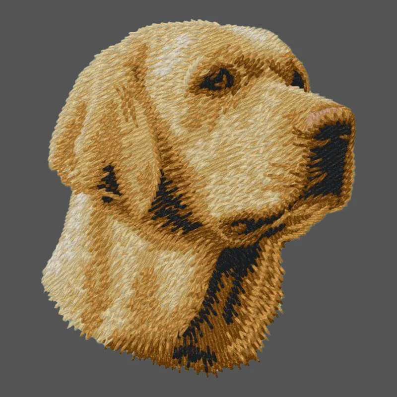 Labrador Retriever Embroidered Men's Fleece Jacket - Image 2