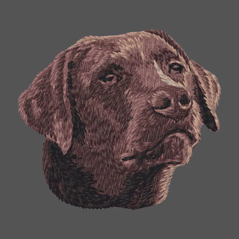 Labrador Retriever Embroidered Men's Fleece Jacket - Image 4
