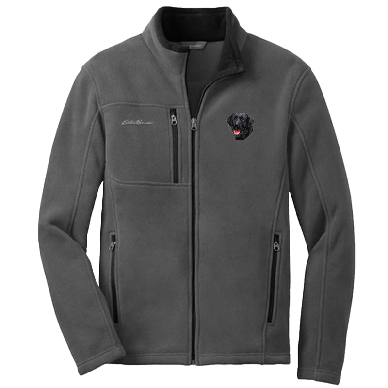 Labrador Retriever Embroidered Men's Fleece Jacket - Image 5