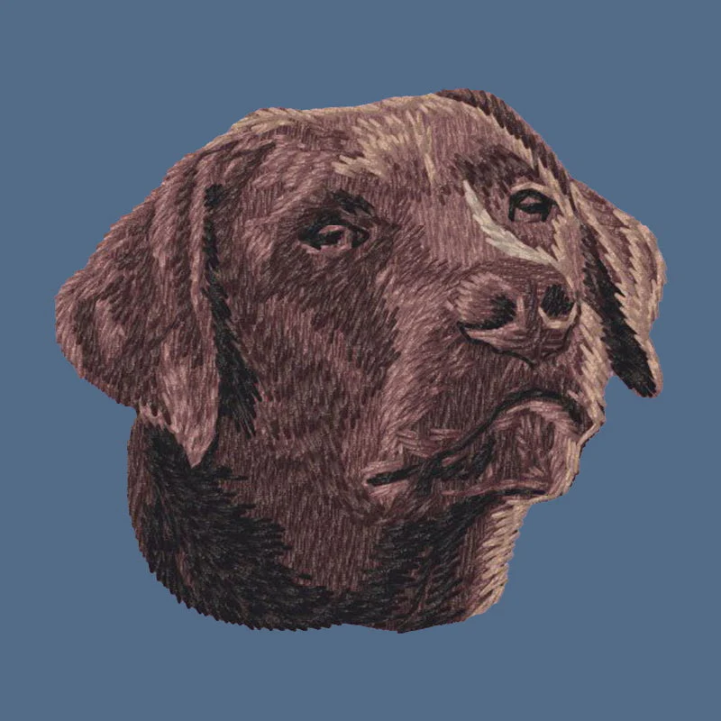 Labrador Retriever Embroidered Women's Denim Shirt - Image 10