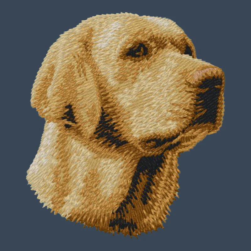 Labrador Retriever Embroidered Women's Denim Shirt - Image 8