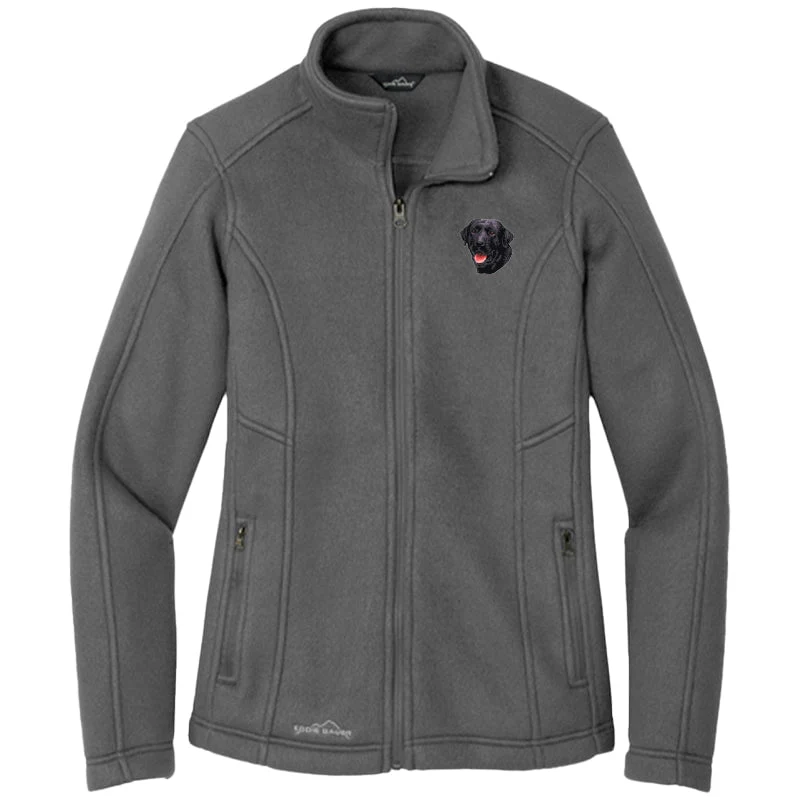 Labrador Retriever Embroidered Women's Fleece Jacket