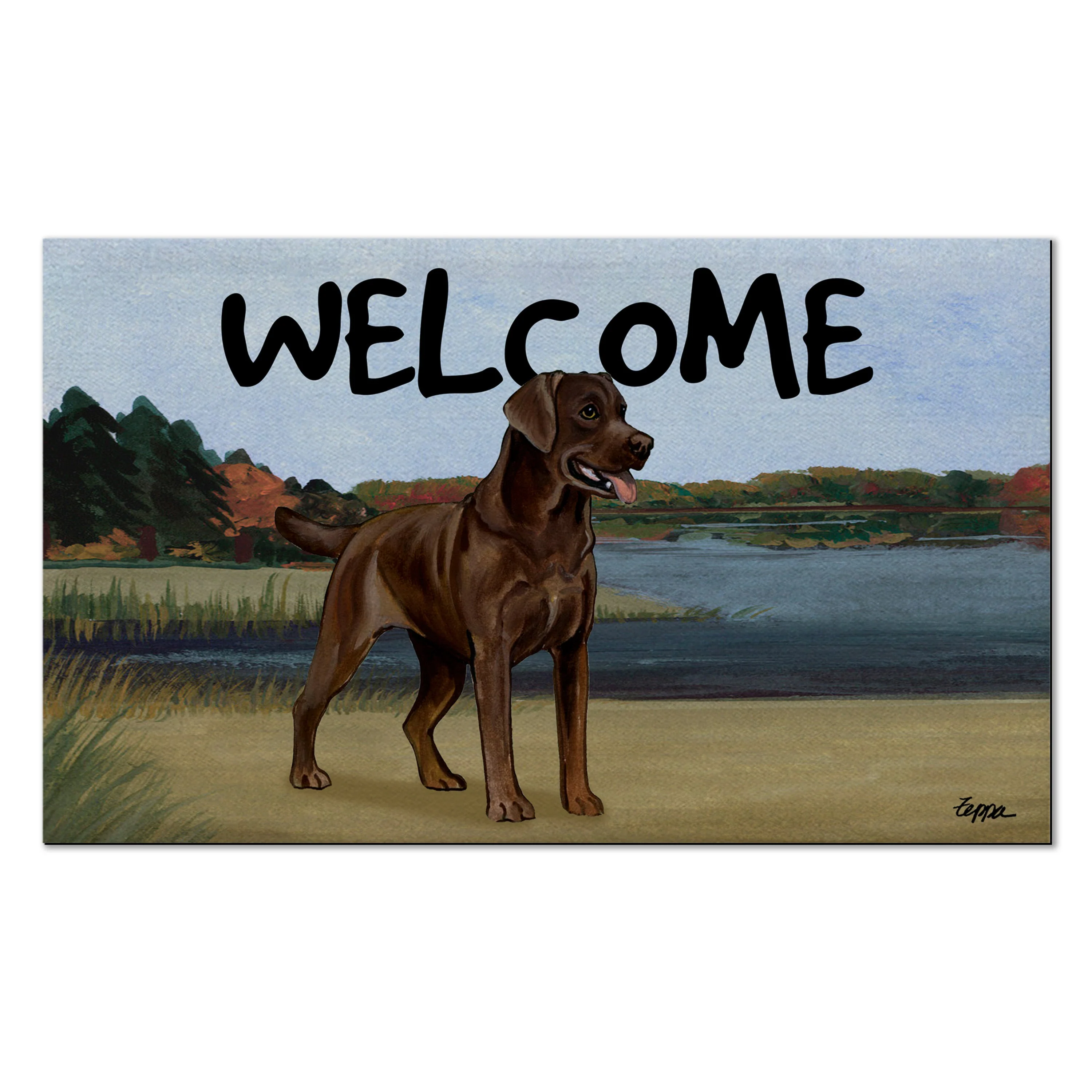 Labrador Retriever Scenic Welcome Mat - Image 11