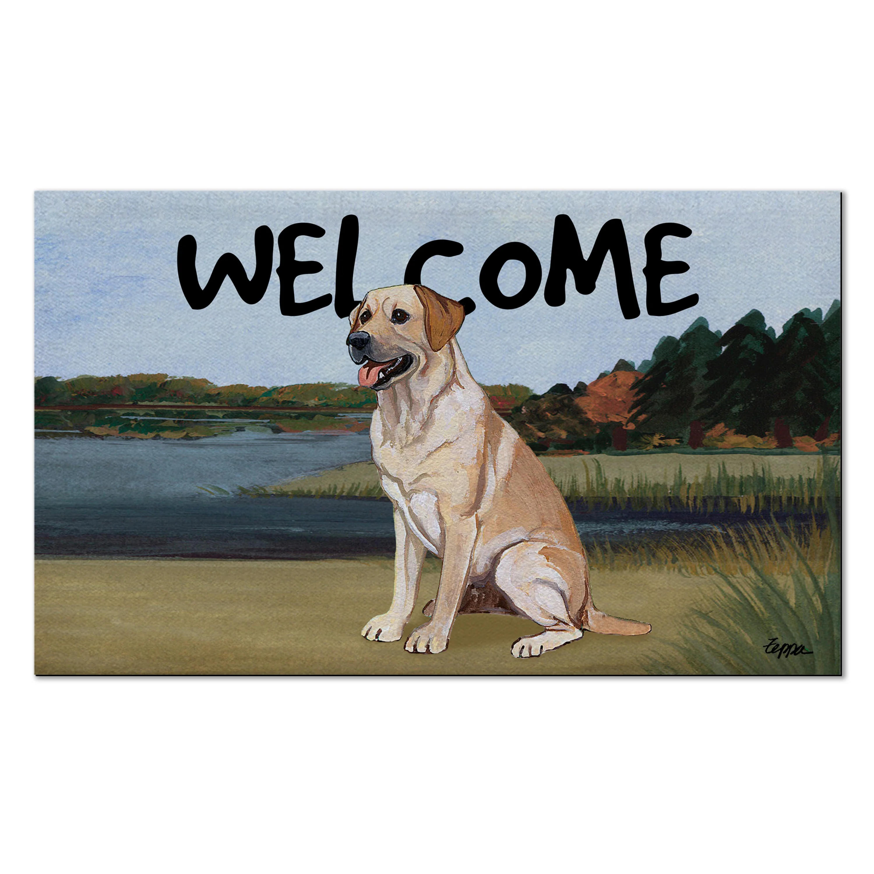 Labrador Retriever Scenic Welcome Mat - Image 12