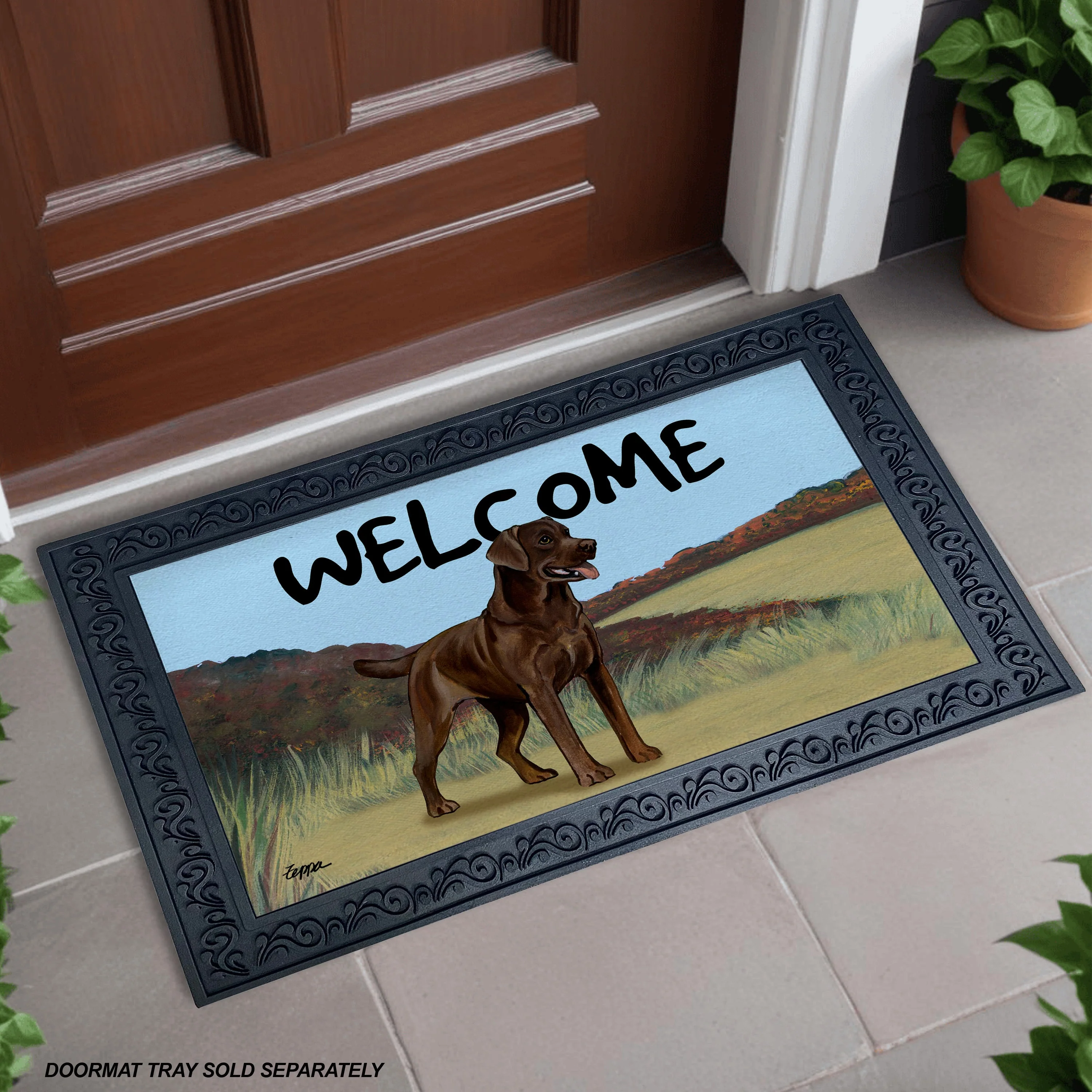 Labrador Retriever Scenic Welcome Mat - Image 2