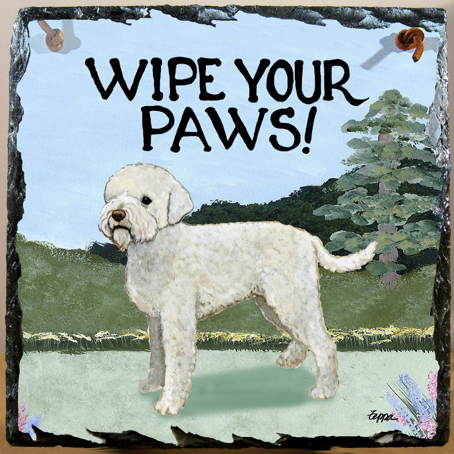 Lagotto Romagnolo Slate Sign