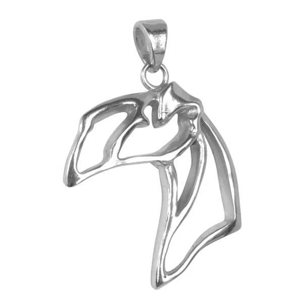 Lakeland Terrier Sterling Silver Cut Out Pendants - Image 2