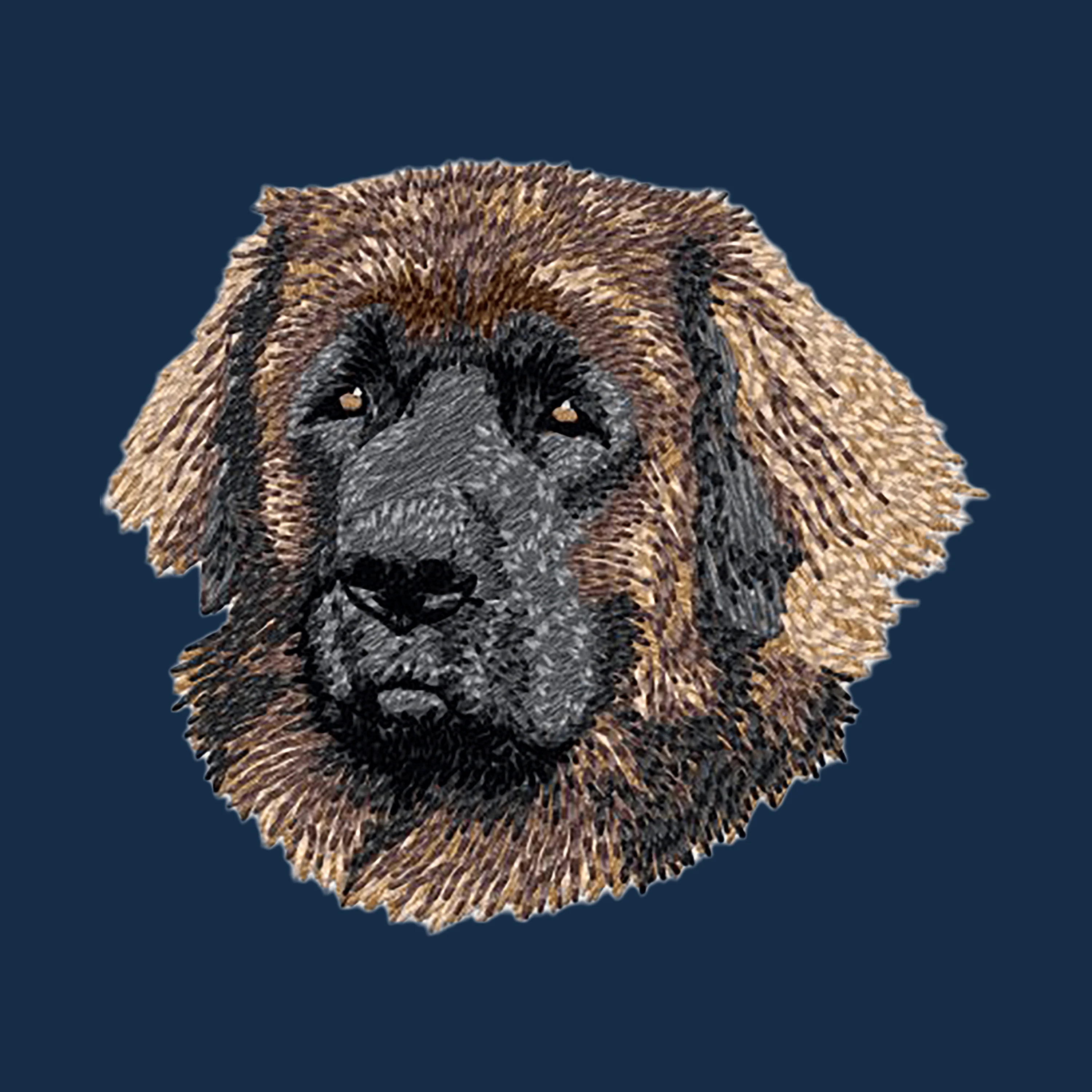 Leonberger Embroidered Men's Denim Shirt - Image 4