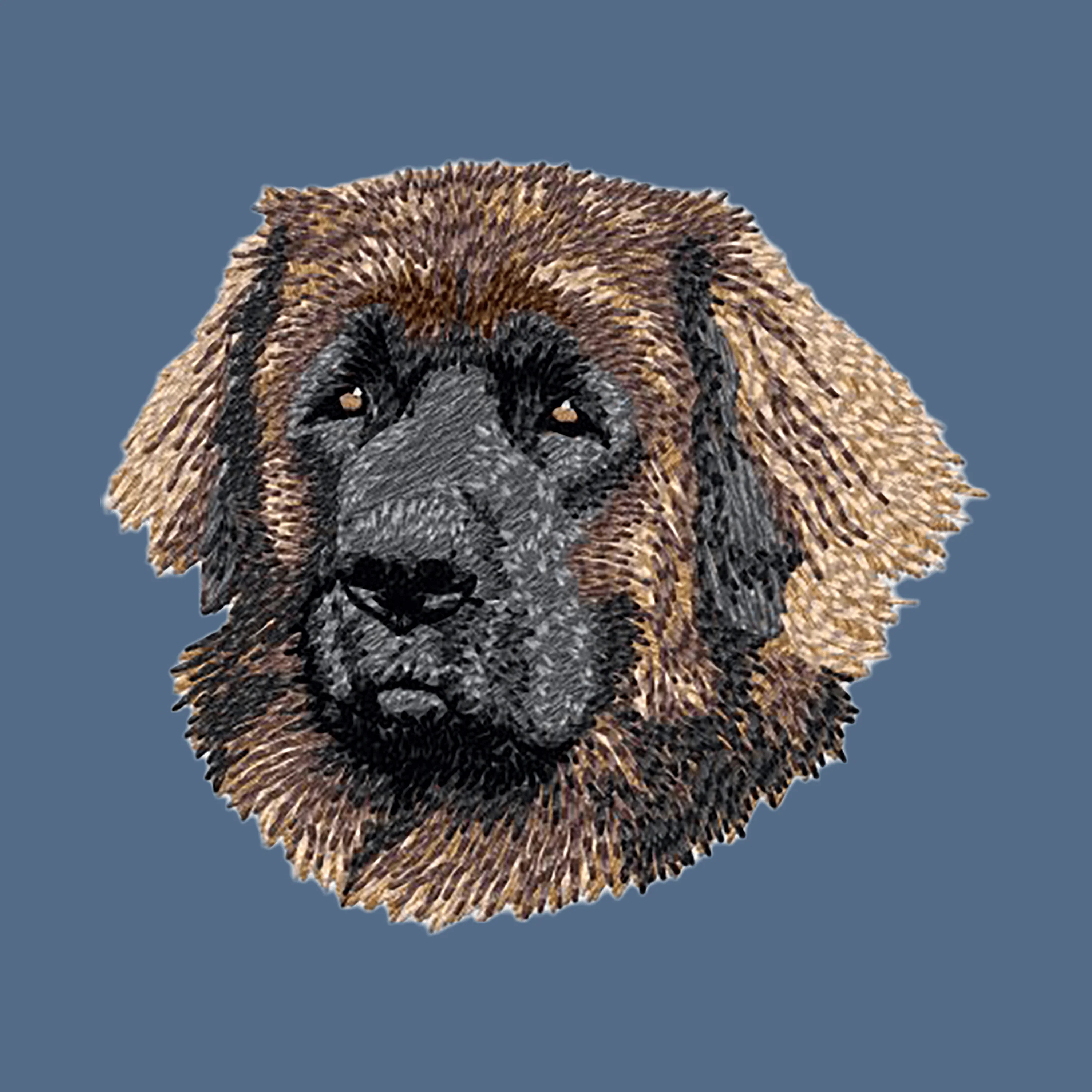 Leonberger Embroidered Women's Denim Shirt - Image 4