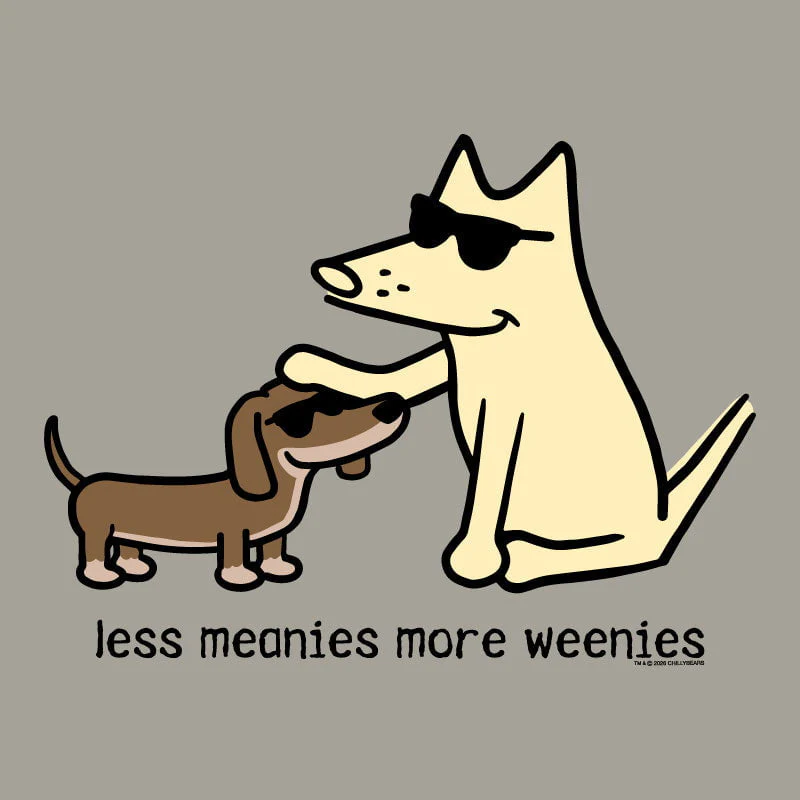 Less Meanies More Weenies - Classic Long-Sleeve T-Shirt - Image 2