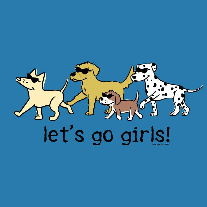 Let's Go Girls! - Ladies T-Shirt V-Neck - Image 2