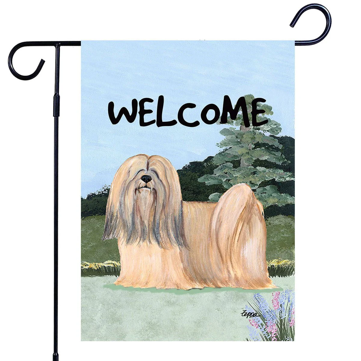 Lhasa Apso Garden Flag