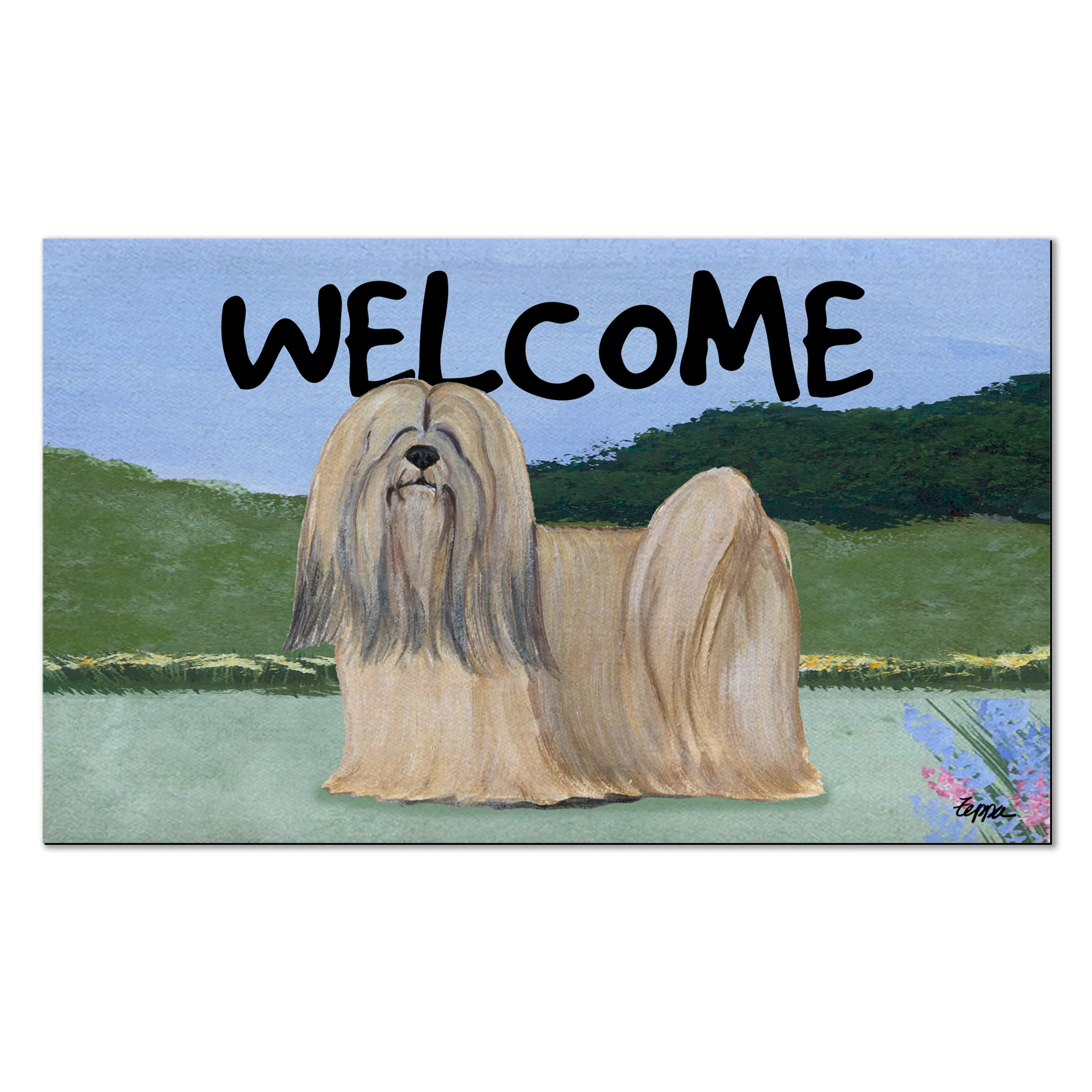 Lhasa Apso Welcome Mat - Image 2