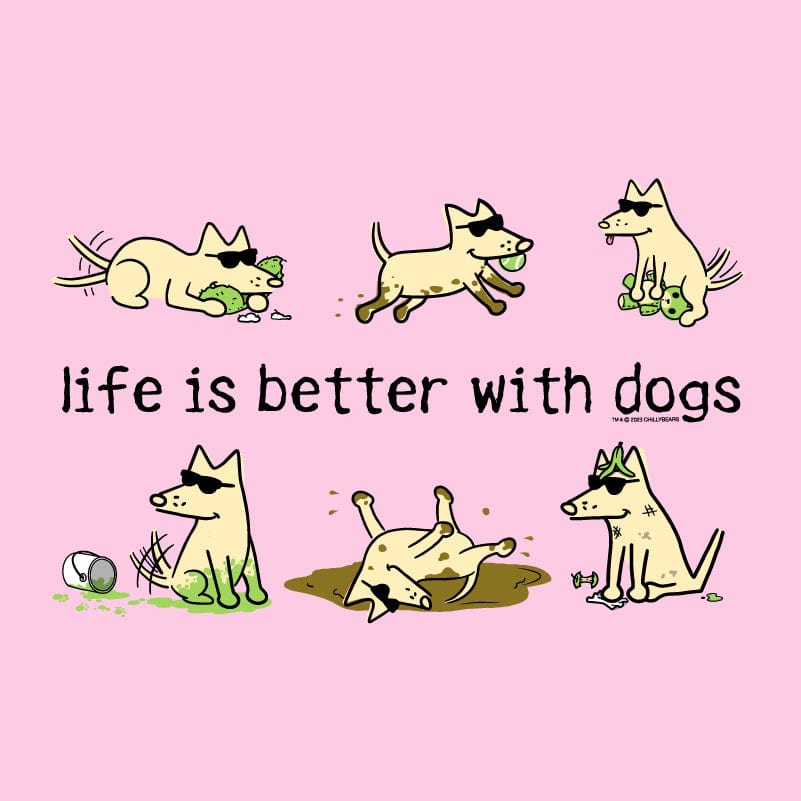 Life Is Better With Dogs - Lightweight Tee - Image 2