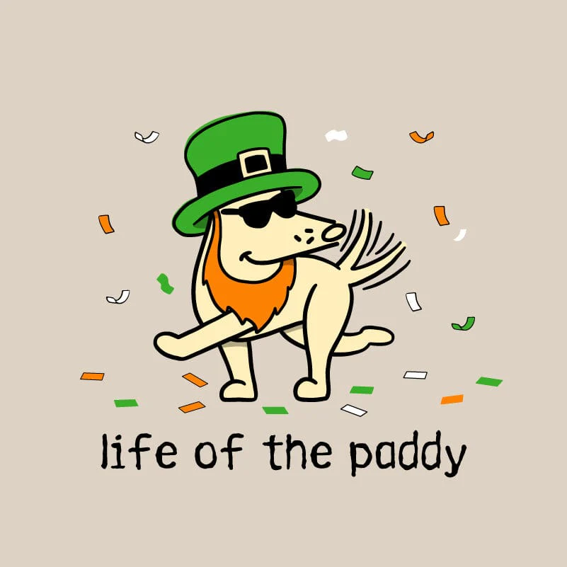 Life of the Paddy - Ladies Curvy V-Neck Tee - Image 2