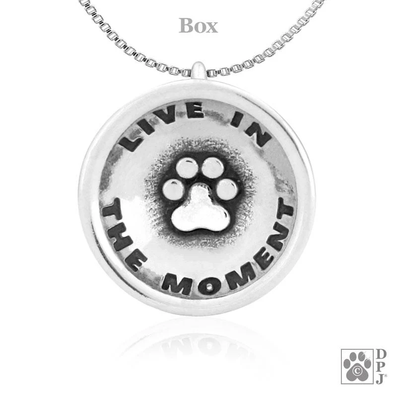 Live In The Moment Paw Pendant - Image 3