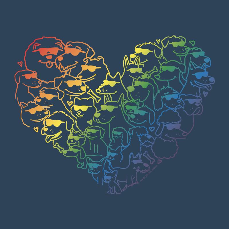Love Breeds Love - V-Neck T-Shirt - Image 2