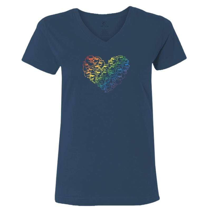 Love Breeds Love - V-Neck T-Shirt - Image 3