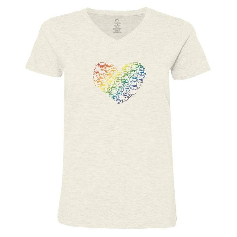 Love Breeds Love - V-Neck T-Shirt - Image 4