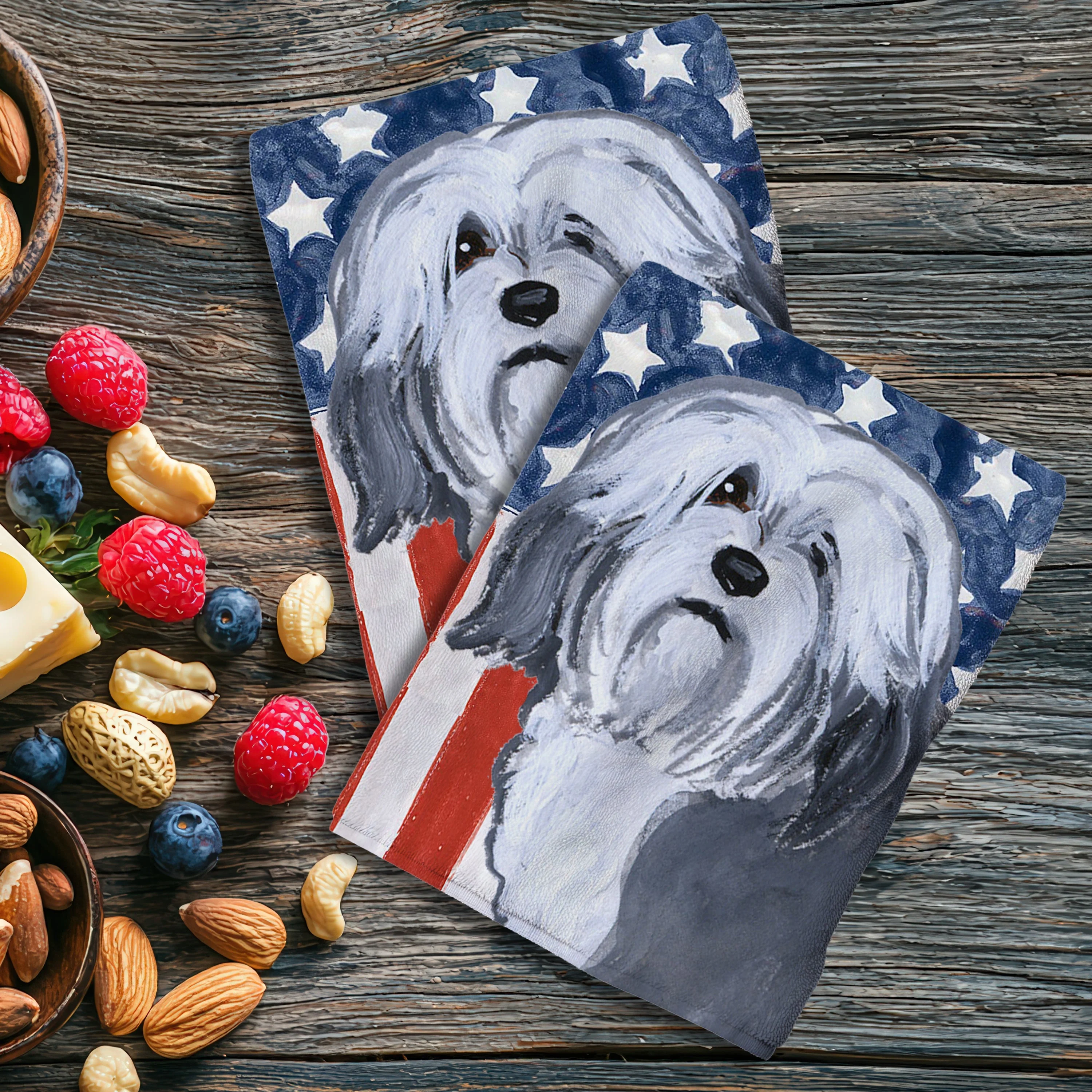Lowchen Americana Kitchen Towel Set
