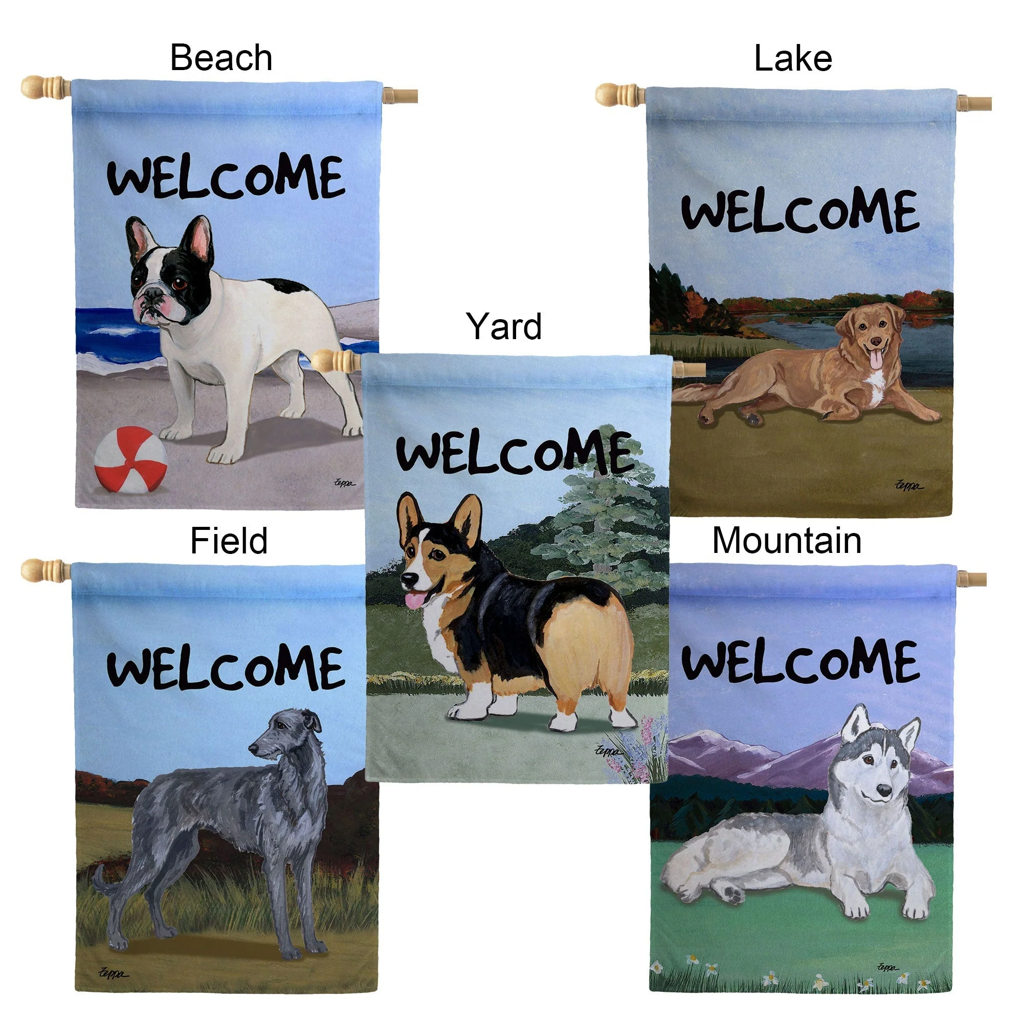Lowchen House Flag - Image 2