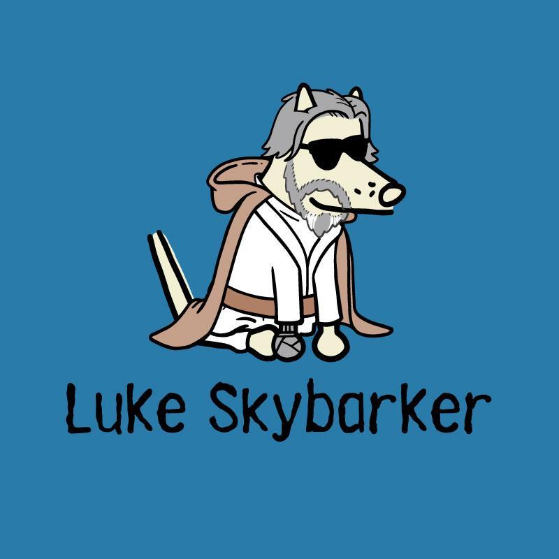 Luke Skybarker - Ladies T-Shirt V-Neck - Image 2