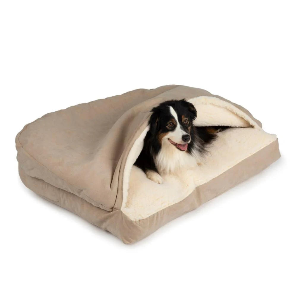 Luxury Microsuede Rectangle Cozy Cave® - Image 2