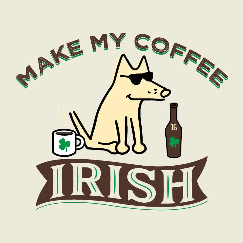 Make My Coffee Irish - Ladies T-Shirt V-Neck - Image 2