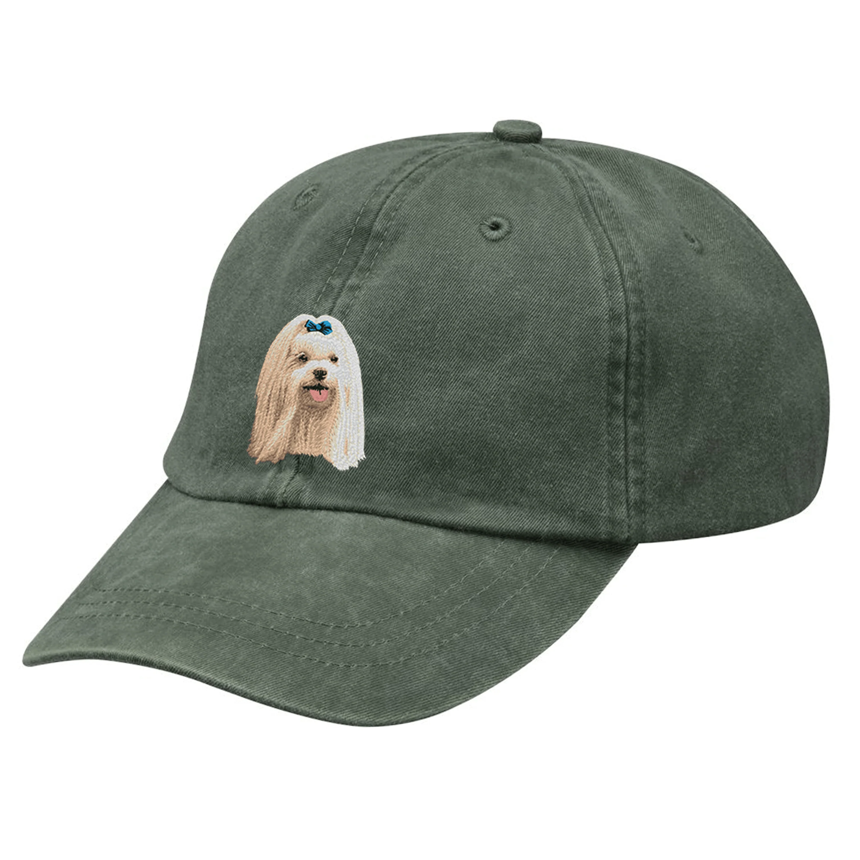 Maltese Embroidered Baseball Cap - Image 5