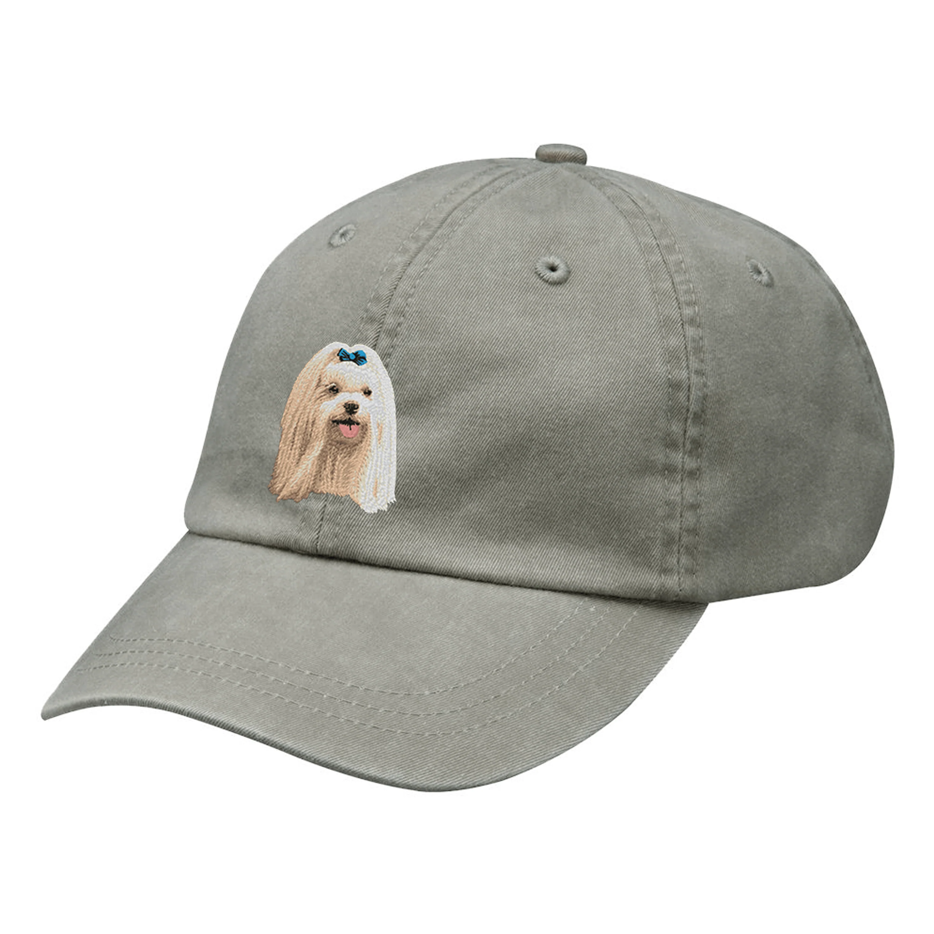 Maltese Embroidered Baseball Cap - Image 7