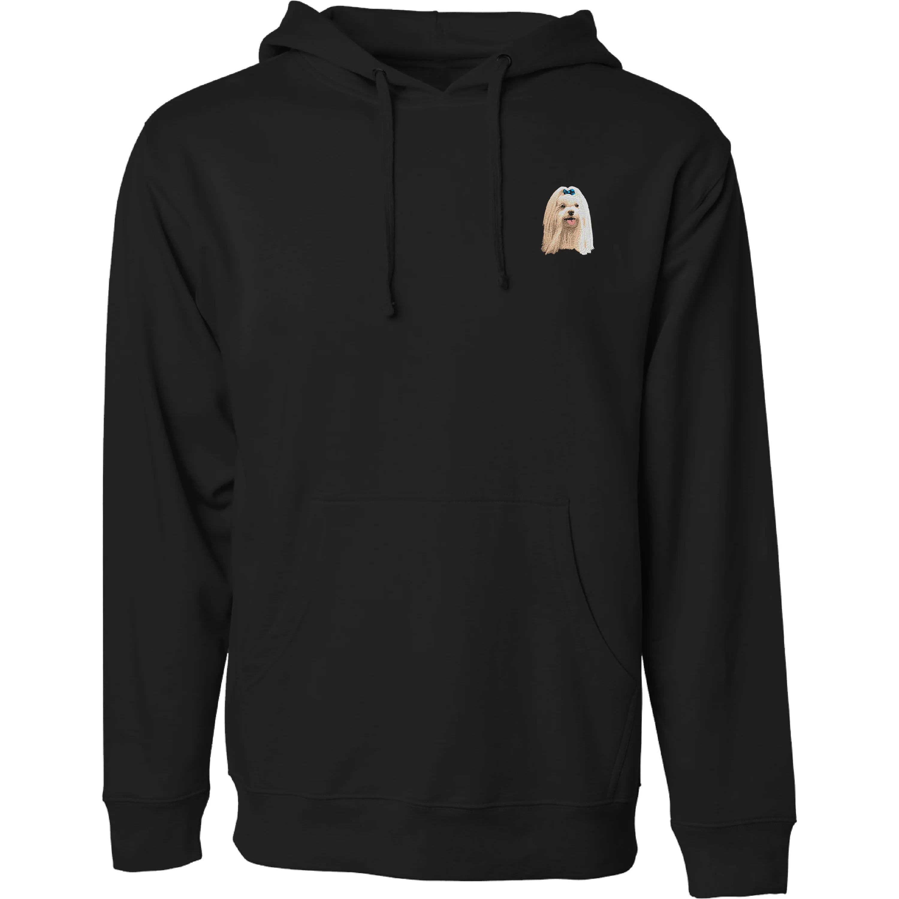 Maltese Embroidered Sweatshirt Hoodie