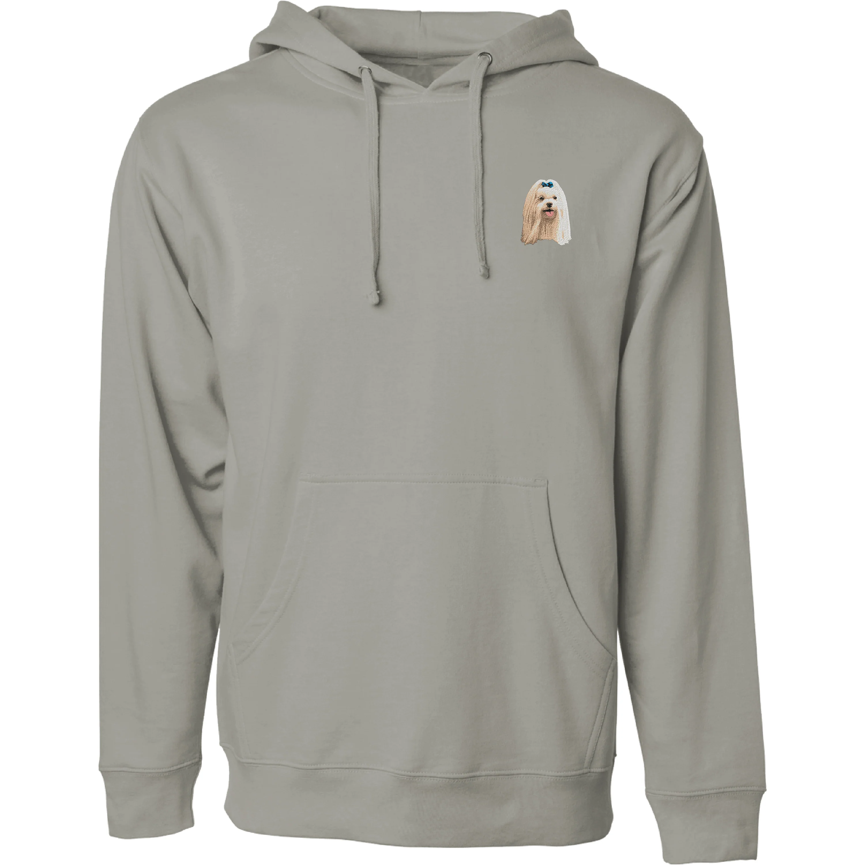 Maltese Embroidered Sweatshirt Hoodie - Image 4