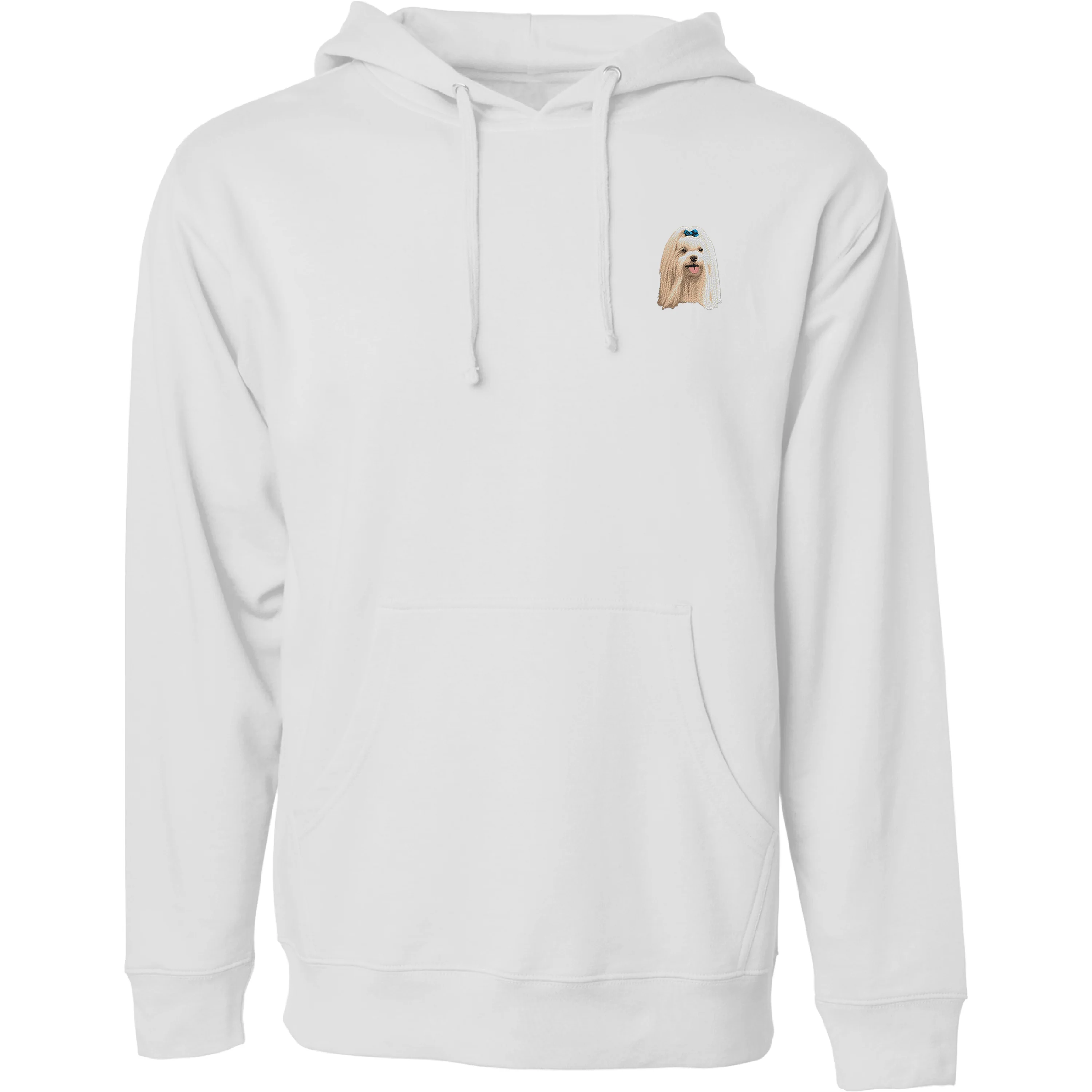 Maltese Embroidered Sweatshirt Hoodie - Image 7
