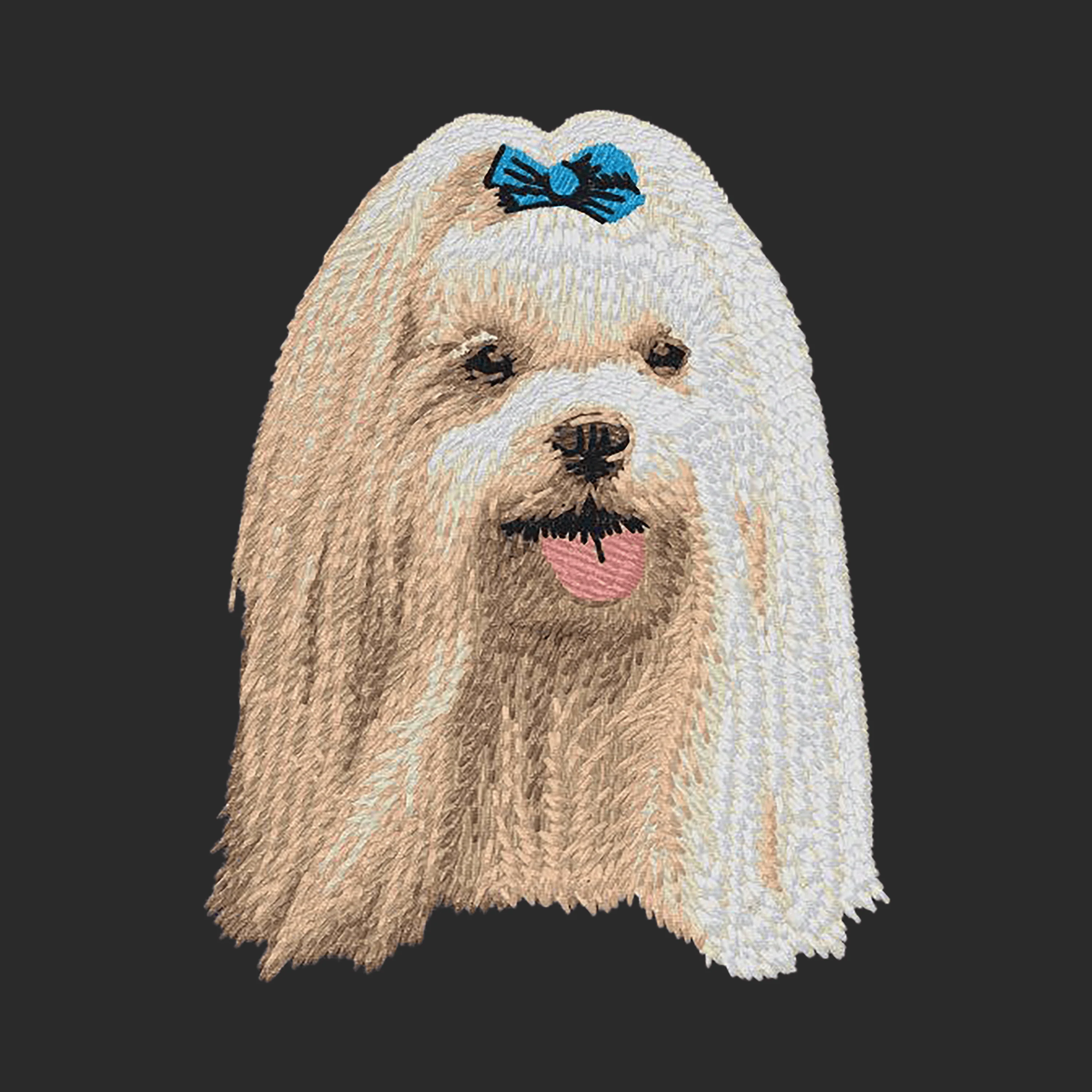 Maltese Embroidered Wearable Blanket - Image 3