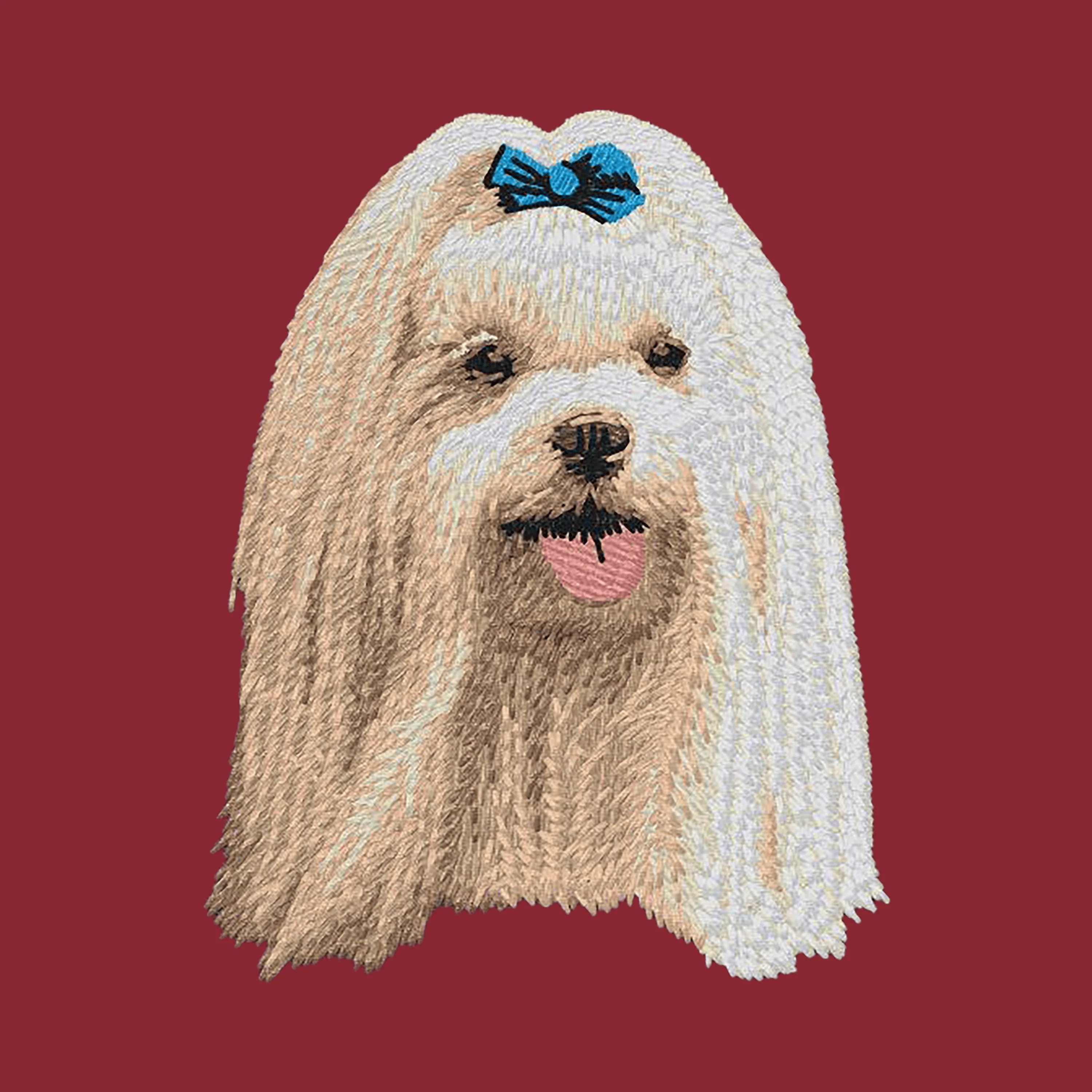 Maltese Embroidered Wearable Blanket - Image 8