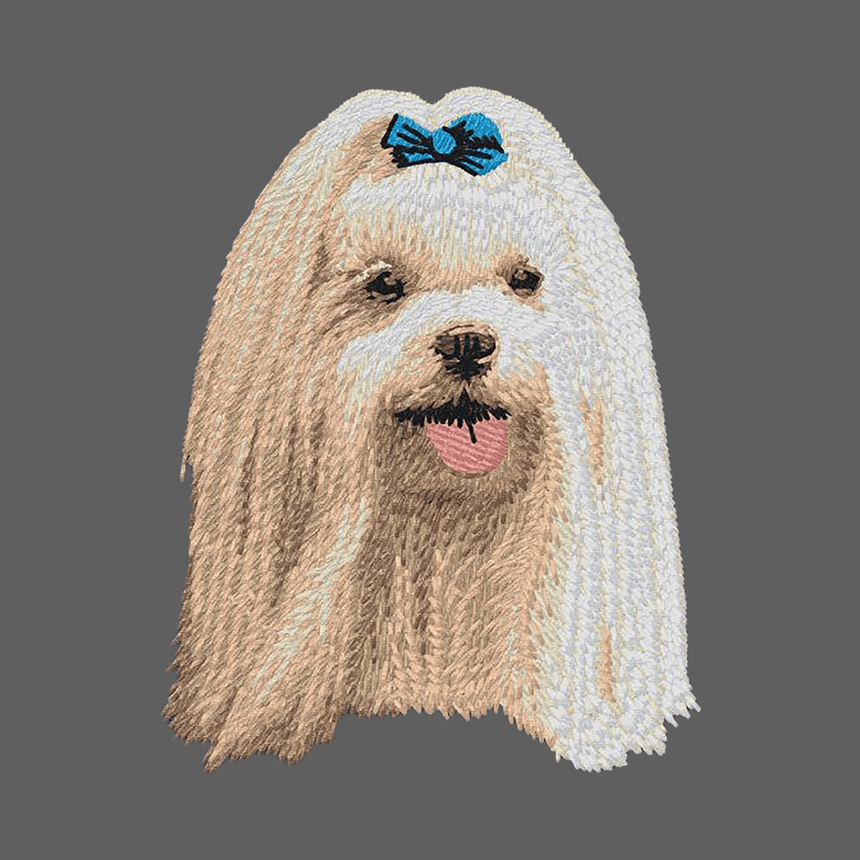 Maltese Embroidered Women's Fleece Jacket - Image 2