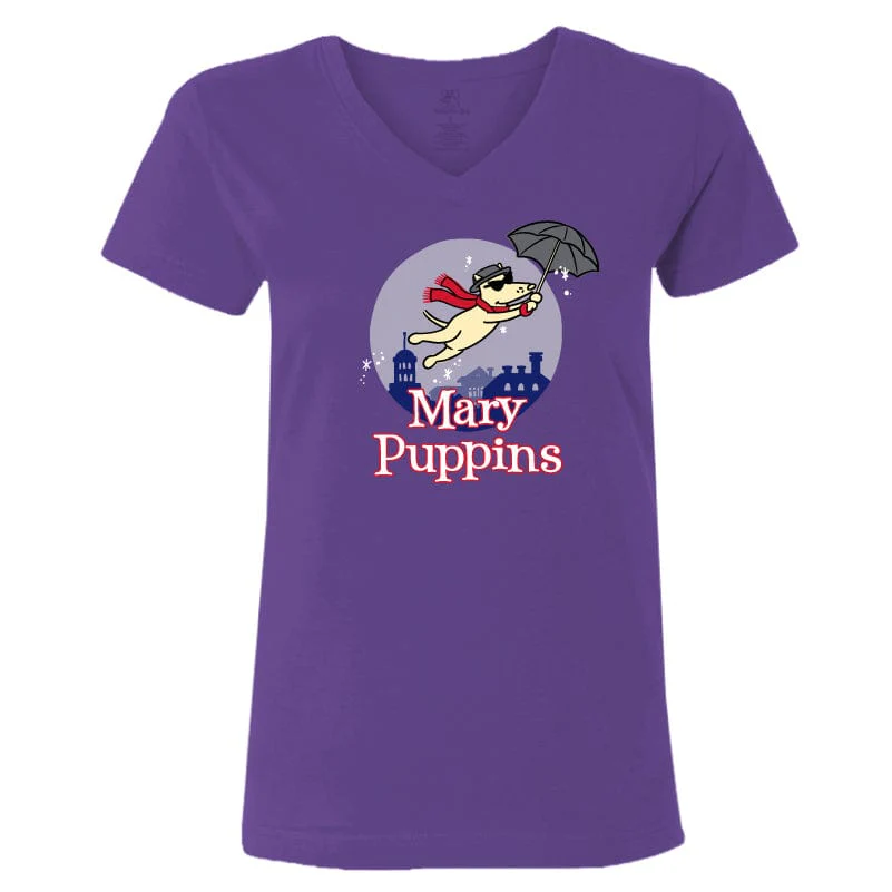 Mary Puppins - Ladies T-Shirt V-Neck