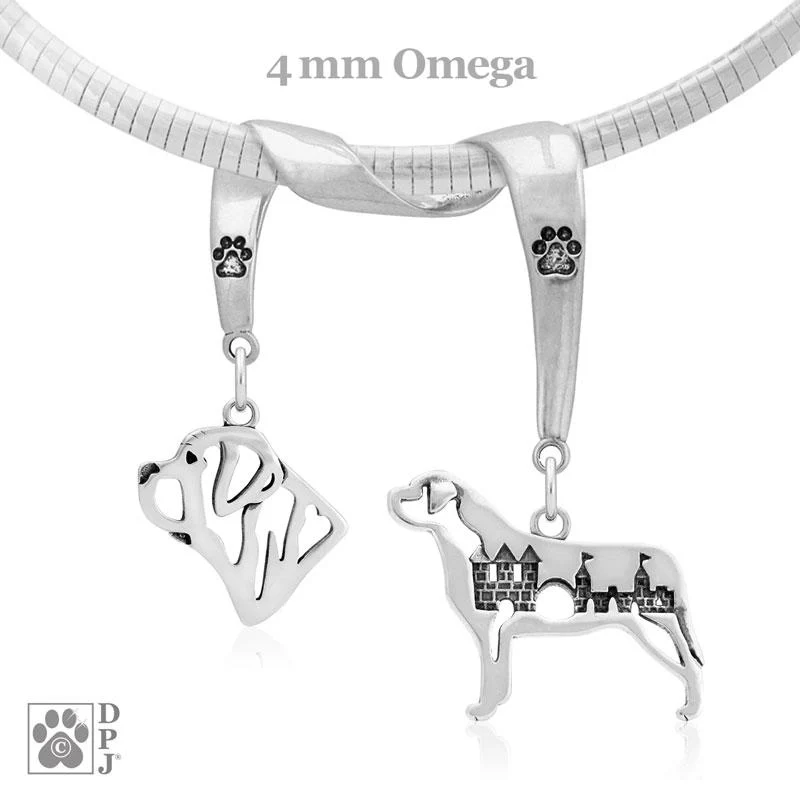 Mastiff, Charm Holder, Necklace - Image 2