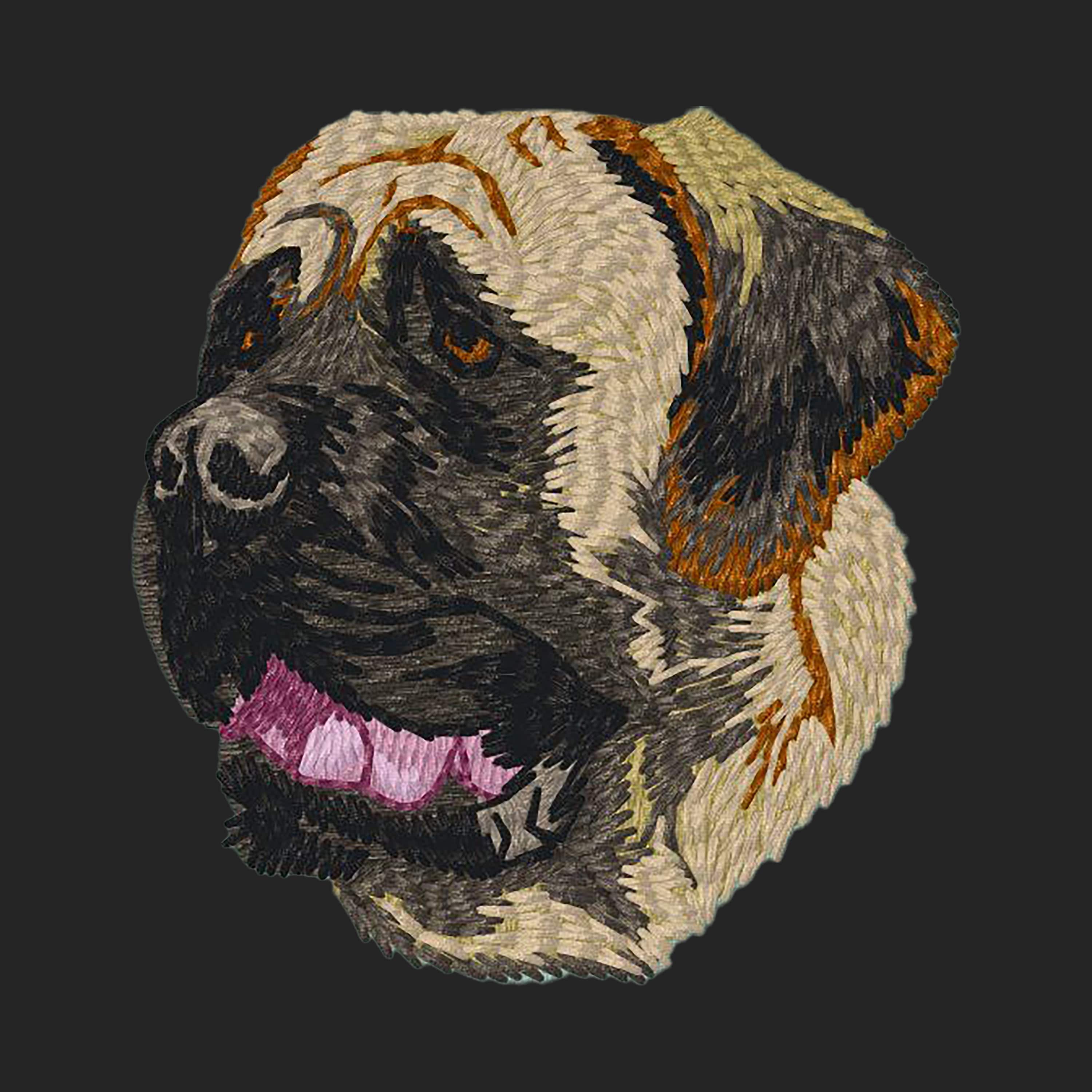 Mastiff Embroidered Sweatshirt Hoodie - Image 2