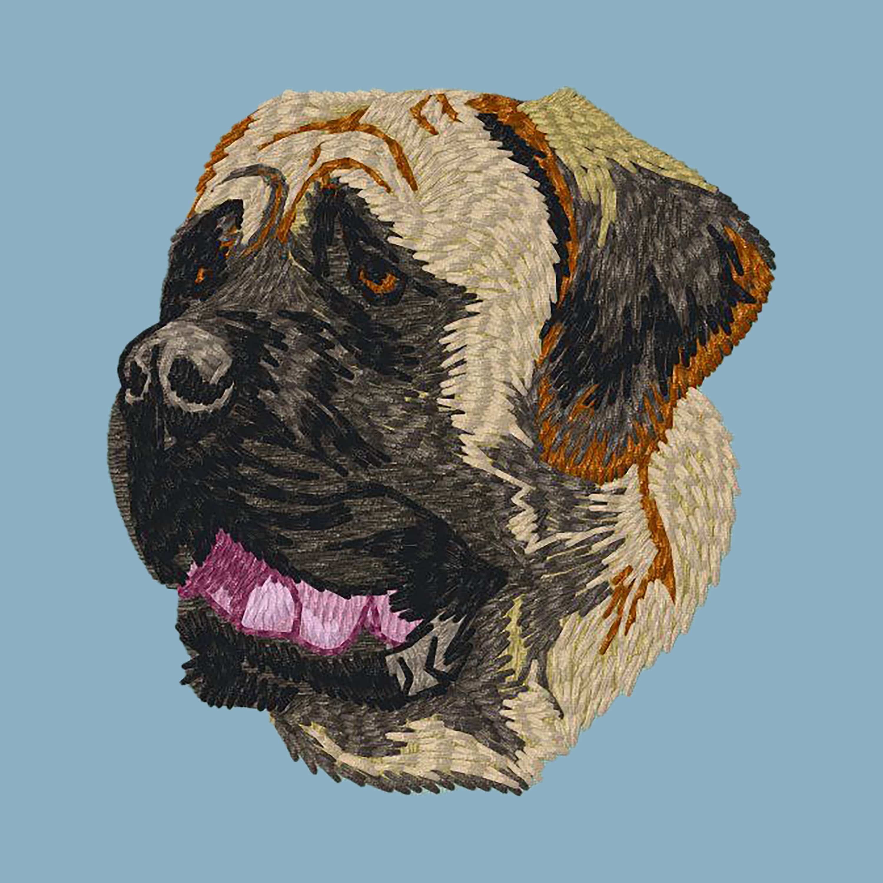 Mastiff Embroidered Sweatshirt Hoodie - Image 6